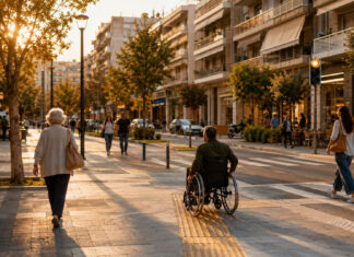 Νέα Ιωνία: Έργο 4 εκατ. ευρώ για ασφαλέστερα πεζοδρόμια και προσβάσιμο εμπορικό κέντρο Σύγχρονος προσβάσιμος εμπορικός δρόμος με φαρδιά πεζοδρόμια, όδευση τυφλών και ράμπες