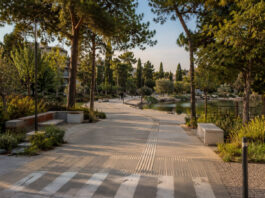 Νέα Κηφισιά: Νέο βήμα για τη ζώνη περιπάτου των 1,03 εκατ. ευρώ Βιοκλιματική διαδρομή περιπάτου με ψυχρούς κυβόλιθους, πράσινο και προσβάσιμη διάβαση