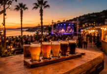 Βάρκιζα: Από σήμερα το πενθήμερο Cheers to Beers Ποτήρια μπύρας σε παραθαλάσσιο φεστιβάλ με μουσική σκηνή στο ηλιοβασίλεμα
