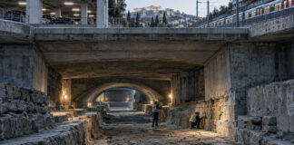 Ιλισός: Έργο 1,21 εκατ. ευρώ για την υπόγεια κοίτη στην Καλλιθέα Μηχανικοί επιθεωρούν φθορές σε υπόγεια λιθόκτιστη και σκυρόδετη κοίτη αστικού ποταμού