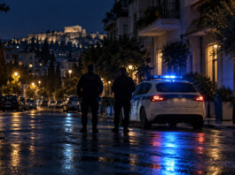 Μεταμόρφωση: Σχολικές τσάντες και είδη σε παιδιά οικογενειών των κοινωνικών δομών Περιπολικό και αστυνομικοί σε νυχτερινό δρόμο της Αθήνας