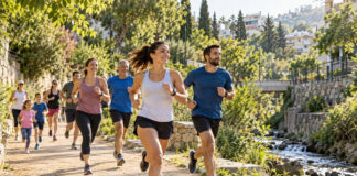 Χαλάνδρι: Άνοιξαν οι εγγραφές για τον 13ο Αγώνα Ρεματιάς Δρομείς κινούνται σε πράσινη διαδρομή δίπλα σε ρέμα μέσα στην πόλη
