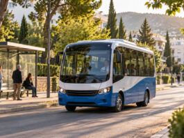 Χαλάνδρι: Τα δρομολόγια της Δημοτικής Συγκοινωνίας έως 25 Σεπτεμβρίου Δημοτικό λεωφορείο σε δεντροφυτεμένο δρόμο των βορείων προαστίων