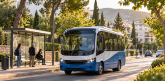 Χαλάνδρι: Τα δρομολόγια της Δημοτικής Συγκοινωνίας έως 25 Σεπτεμβρίου Δημοτικό λεωφορείο σε δεντροφυτεμένο δρόμο των βορείων προαστίων