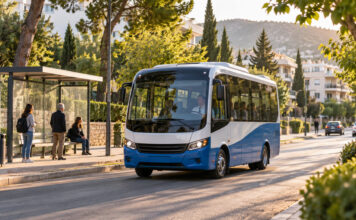 Χαλάνδρι: Τα δρομολόγια της Δημοτικής Συγκοινωνίας έως 25 Σεπτεμβρίου Δημοτικό λεωφορείο σε δεντροφυτεμένο δρόμο των βορείων προαστίων
