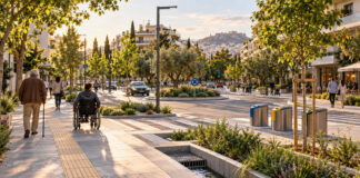 Κάτω Χαλάνδρι: Πώς αλλάζει η Σοφοκλή Βενιζέλου Αναβαθμισμένη γειτονιά με φαρδιά προσβάσιμα πεζοδρόμια, πράσινο και σύγχρονο φωτισμό