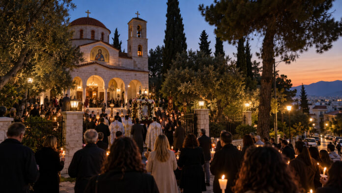 cholargos-panigyri-timiou-stavrou-20260910-2230-1920x1080-1 Πιστοί με αναμμένα κεριά σε απογευματινή θρησκευτική συγκέντρωση έξω από ναό