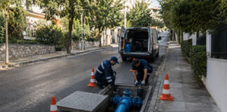 Γαλάτσι και Κηφισιά: Έκτακτες διακοπές νερού έως τις 15:00 Συνεργείο ύδρευσης ελέγχει αγωγό σε κατοικημένο δρόμο των βορείων προαστίων