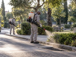 Φιλοθέη–Ψυχικό: Προληπτικοί ψεκασμοί μετά από κρούσματα σε όμορους δήμους Συνεργεία προληπτικής καταπολέμησης κουνουπιών σε καταπράσινο αστικό περιβάλλον