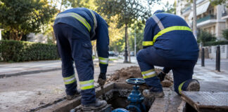 Γαλάτσι: Έκτακτη διακοπή νερού στα Κρητικά έως τις 15:00 Συνεργείο ύδρευσης ελέγχει υπόγεια βαλβίδα σε δρόμο κατοικιών