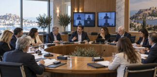 Γαλάτσι: Δημοτική Επιτροπή στις 15 Σεπτεμβρίου με τέσσερα θέματα Συνεδρίαση δημοτικής επιτροπής με μέλη γύρω από τραπέζι και σύνδεση τηλεδιάσκεψης