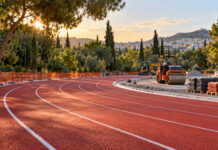 Γαλάτσι: Κλείνει ο στίβος στο Άλσος Βεΐκου για ανακατασκευή Στίβος σε καταπράσινο αστικό πάρκο κατά τη διάρκεια εργασιών ανακατασκευής