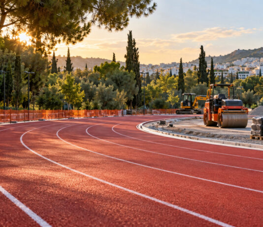 Γαλάτσι: Κλείνει ο στίβος στο Άλσος Βεΐκου για ανακατασκευή Στίβος σε καταπράσινο αστικό πάρκο κατά τη διάρκεια εργασιών ανακατασκευής