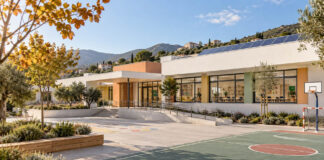 Ηράκλειο Αττικής: Παραδόθηκε η νέα πτέρυγα του 4ου Δημοτικού Σχολείου Σύγχρονη σχολική πτέρυγα με προσβάσιμη ράμπα, φωτοβολταϊκά και νέο προαύλιο