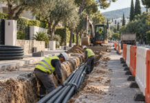 Κηφισιά: Εγκρίθηκε έργο 43,58 εκατ. ευρώ για την υπογείωση ηλεκτρικών δικτύων Εργασίες εγκατάστασης υπόγειων καλωδίων σε δενδροφυτεμένο δρόμο