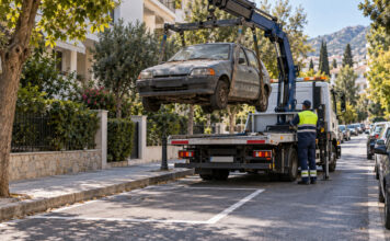 Λυκόβρυση–Πεύκη: Πώς δηλώνονται και απομακρύνονται τα εγκαταλελειμμένα οχήματα Δημοτικό όχημα απομακρύνει εγκαταλελειμμένο αυτοκίνητο από δρόμο