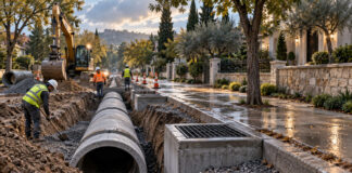Μαρούσι: Στην τελική φάση το αντιπλημμυρικό έργο στην Αγία Φιλοθέη Κατασκευή αγωγού ομβρίων και φρεατίων σε αστικό δρόμο