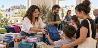 Μεταμόρφωση: Σχολικές τσάντες και είδη σε παιδιά οικογενειών των κοινωνικών δομών Σχολικές τσάντες και γραφική ύλη διανέμονται σε παιδιά και οικογένειες