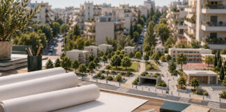 Νέα Ιωνία: Ο οδικός χάρτης έργων 39 εκατ. ευρώ έως το 2028 Μακέτα αστικής ανάπλασης με πλατεία, σχολείο και χώρους πρασίνου σε αθηναϊκή γειτονιά