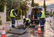 Νέα Πεντέλη: Έκτακτη διακοπή νερού έως τις 23:00 Συνεργείο ύδρευσης εργάζεται σε αγωγό κατοικημένης περιοχής με κώνους ασφαλείας