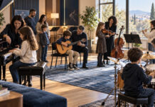 Νέο Ψυχικό: Open Day στο Δημοτικό Ωδείο με γνωριμία στα μουσικά όργανα Παιδιά και γονείς γνωρίζουν μουσικά όργανα σε αίθουσα δημοτικού ωδείου