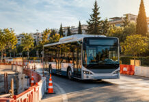 ΟΑΣΑ: Προσωρινές αλλαγές σήμερα στις γραμμές 504, 537, 725 και 726 Αστικό λεωφορείο κινείται σε προσωρινή διαδρομή δίπλα σε οδικά έργα