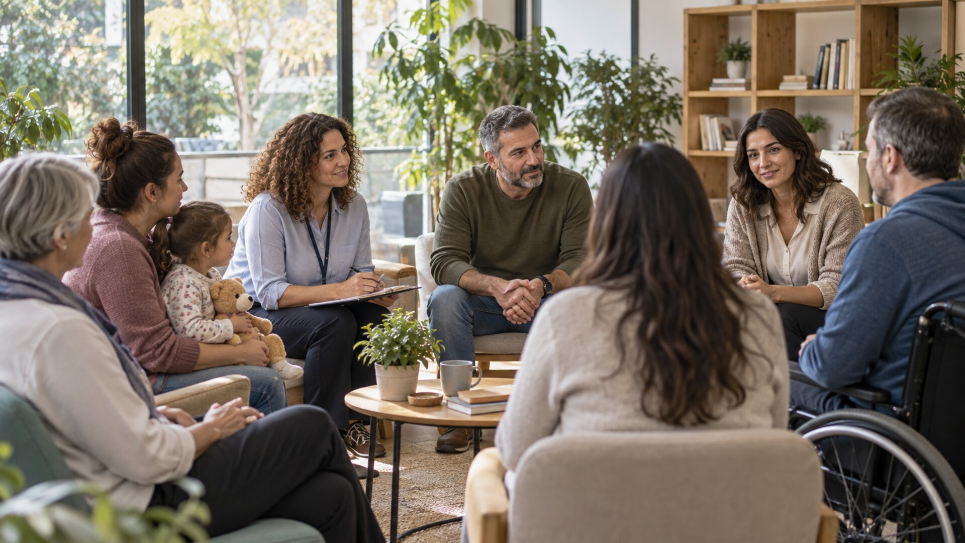 Πολίτες και κοινωνικοί λειτουργοί σε χώρο υποστήριξης και συμβουλευτικής