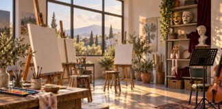 Παπάγου–Χολαργός: Άνοιξαν οι εγγραφές στα πολιτιστικά τμήματα Αίθουσα καλλιτεχνικών μαθημάτων με καβαλέτα, μουσικά όργανα και θεατρικές μάσκες