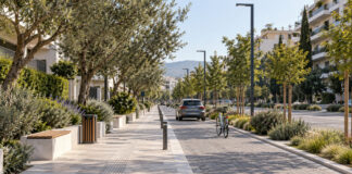 Παπάγου–Χολαργός: Ξεκινά η βιοκλιματική ανάπλαση του παραδρόμου της Μεσογείων Βιοκλιματική ανάπλαση παραδρόμου με πεζόδρομο, πράσινο και ποδήλατο