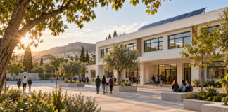 Πεύκη: 708.000 ευρώ για ενεργειακή αναβάθμιση δύο σχολικών συγκροτημάτων Σύγχρονο σχολικό κτίριο με φωτοβολταϊκά και πράσινη αυλή