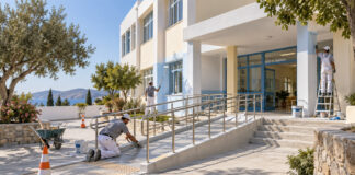 Πεντέλη: Παρεμβάσεις ασφάλειας και προσβασιμότητας στα σχολεία Εργασίες συντήρησης και προσβασιμότητας σε σύγχρονο σχολικό κτίριο