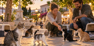 Βριλήσσια: Δύο βραδιές γνωριμίας με γάτες που αναζητούν σπίτι Γάτες και γατάκια σε υπαίθρια δράση γνωριμίας με εθελοντές σε πλατεία
