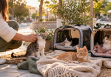 Βριλήσσια: Δύο απογεύματα υιοθεσίας για τα γατάκια της πόλης Γατάκια σε χώρο φιλοζωικής δράσης σε πλατεία των βορείων προαστίων