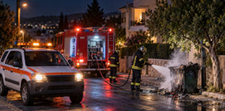 Βριλήσσια: Έσβησε άμεσα πυρκαγιά σε κάδο στην οδό Γράμμου Όχημα πολιτικής προστασίας και πυροσβεστικό σε νυχτερινή αστική επιχείρηση κατάσβεσης