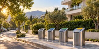 Βριλήσσια: 40 νέοι βυθιζόμενοι κάδοι σε 15 σημεία Σύγχρονοι βυθιζόμενοι κάδοι σε καθαρό δεντροφυτεμένο δρόμο των βορείων προαστίων