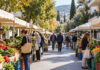 Αγία Παρασκευή: Στην Επτανήσου από σήμερα η λαϊκή αγορά Πάγκοι με φρούτα και λαχανικά σε υπαίθρια λαϊκή αγορά της Αγίας Παρασκευής