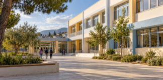 Αγία Παρασκευή: Σχεδόν 2 εκατ. ευρώ οι σχολικές δαπάνες το 2025 Αναβαθμισμένο σχολικό συγκρότημα με καθαρό προαύλιο και μαθητές στην είσοδο