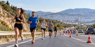 Δυτική Αττική: Κυκλοφοριακές ρυθμίσεις για τον Ημιμαραθώνιο «Στα Χνάρια του Παυσανία» Δρομείς σε αγώνα δρόμου με συνοδεία κυκλοφοριακών ρυθμίσεων στη Δυτική Αττική