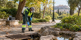 Αττική: Τριήμερη προνυμφοκτονία στον Κεντρικό Τομέα Τεχνικός περιβαλλοντικής υγείας εφαρμόζει προνυμφοκτονία σε φρεάτιο και στάσιμα νερά