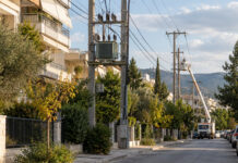 Βόρειος άξονας: Νέα νυχτερινή γραμμή Χ20 από Αμπελόκηπους έως Χαλάνδρι Δίκτυο ηλεκτροδότησης και συνεργείο συντήρησης σε αστική γειτονιά