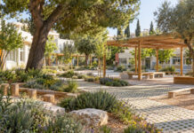 Χαλάνδρι: Το πρώτο βήμα για σχολικό «κλιματικό καταφύγιο» Πράσινο σχολικό προαύλιο με υδατοπερατό δάπεδο, δέντρα, φυτεύσεις και ξύλινα σκίαστρα