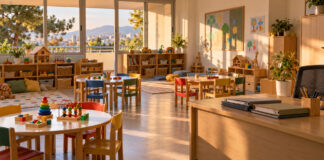 Χαλάνδρι: Η νέα ενημέρωση για 7 νηπιαγωγούς και τους συμβασιούχους Παιδικός σταθμός με μικρά τραπέζια και φακέλους προσωπικού σε χώρο διοίκησης