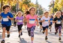 Χαλάνδρι: Παιδικοί αγώνες 400 και 1.000 μέτρων στον Μαραθώνιο Παιδιά τρέχουν σε ασφαλή οργανωμένο αγώνα δρόμου σε αστική λεωφόρο