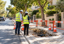 Φιλοθέη–Ψυχικό: Έως 20 Οκτωβρίου η διαβούλευση για τομές σε δρόμους και πεζοδρόμια Μηχανικοί ελέγχουν ασφαλή τομή σε πεζοδρόμιο κατοικημένης περιοχής