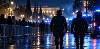 Αθήνα: 11 συλλήψεις μετά από επίθεση σε αστυνομικούς Αστυνομικοί σε νυχτερινή επιχείρηση με φωτισμό οχημάτων και συγκεντρωμένο πλήθος σε απόσταση