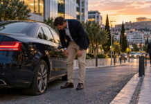 ΕΛ.ΑΣ.: Τρεις συλλήψεις για κλοπές με τη μέθοδο του «σκασμένου ελαστικού» Οδηγός ελέγχει ξεφούσκωτο ελαστικό σε σταθμευμένο αυτοκίνητο σε αστικό δρόμο