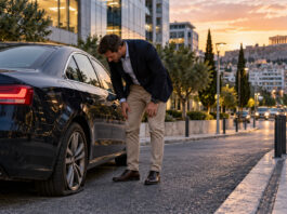 ΕΛ.ΑΣ.: Τρεις συλλήψεις για κλοπές με τη μέθοδο του «σκασμένου ελαστικού» Οδηγός ελέγχει ξεφούσκωτο ελαστικό σε σταθμευμένο αυτοκίνητο σε αστικό δρόμο