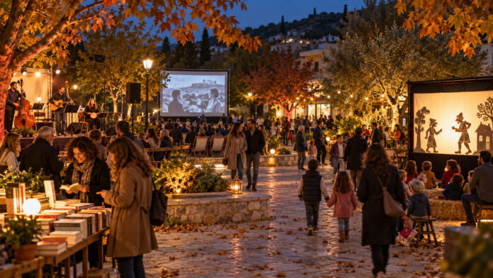 Φθινοπωρινή πολιτιστική βραδιά με μουσική, κινηματογράφο, βιβλία και οικογενειακές δράσεις σε πλατεία