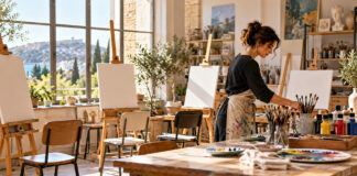 Φιλοθέη–Ψυχικό: Μία θέση καθηγητή ζωγραφικής έως 29 Οκτωβρίου Καθηγήτρια ζωγραφικής οργανώνει πινέλα και καβαλέτα σε φωτεινό εργαστήριο τέχνης