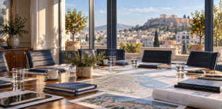 Γαλάτσι: Οκτώ θέματα στη Δημοτική Επιτροπή της 13ης Οκτωβρίου Αίθουσα συνεδριάσεων με έγγραφα δημοτικού σχεδιασμού και χάρτες